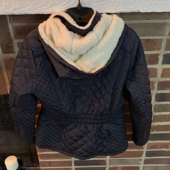 Ci Sono Quilted Hooded Jacket, Black, Size Large - Picture 5 of 7